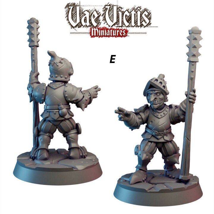 Armed Goblin Guards - Vae Victis | DnD | Goblin | monster| melee | Archer | 32mm | Pathfinder | TTRPG | Wargaming | Frostgrave