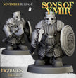 Dwarven Huscarl Set - Highland Miniature | DnD | Dwarf | melee unit | fighter | 32mm | Pathfinder | TTRPG | Wargaming | Fantasy | Frostgrave