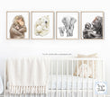 Polar Bear Baby and Mother Art Print