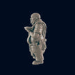 Half Orc Male Chef - EC3D | DnD | Orc | Villager minis | barkeep | Innkeeper | 32mm | Pathfinder | commoner | TTRPG | Wargaming