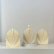 Palm Leaf Soy Candle | Sculptural Home Decor
