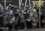 Dwarven Pikemen Set - Highland Miniature | DnD | Dwarf | melee unit | fighter | 32mm | Pathfinder | TTRPG | Wargaming | Frostgrave