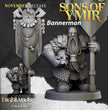Dwarven Huscarl Set - Highland Miniature | DnD | Dwarf | melee unit | fighter | 32mm | Pathfinder | TTRPG | Wargaming | Fantasy | Frostgrave
