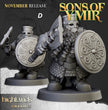 Dwarven Huscarl Set - Highland Miniature | DnD | Dwarf | melee unit | fighter | 32mm | Pathfinder | TTRPG | Wargaming | Fantasy | Frostgrave