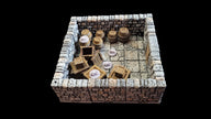 Dungeon Terrain Kit - The Storage Room - Complete sets of Minis and Tiles! Fat Dragon Games | TTRPG | Dungeons And Dragons, D&D, Pathfinder