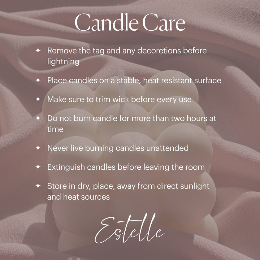Handmade Soy Wax Taper Candle: Classic Pastel Unscented Dinner Candle