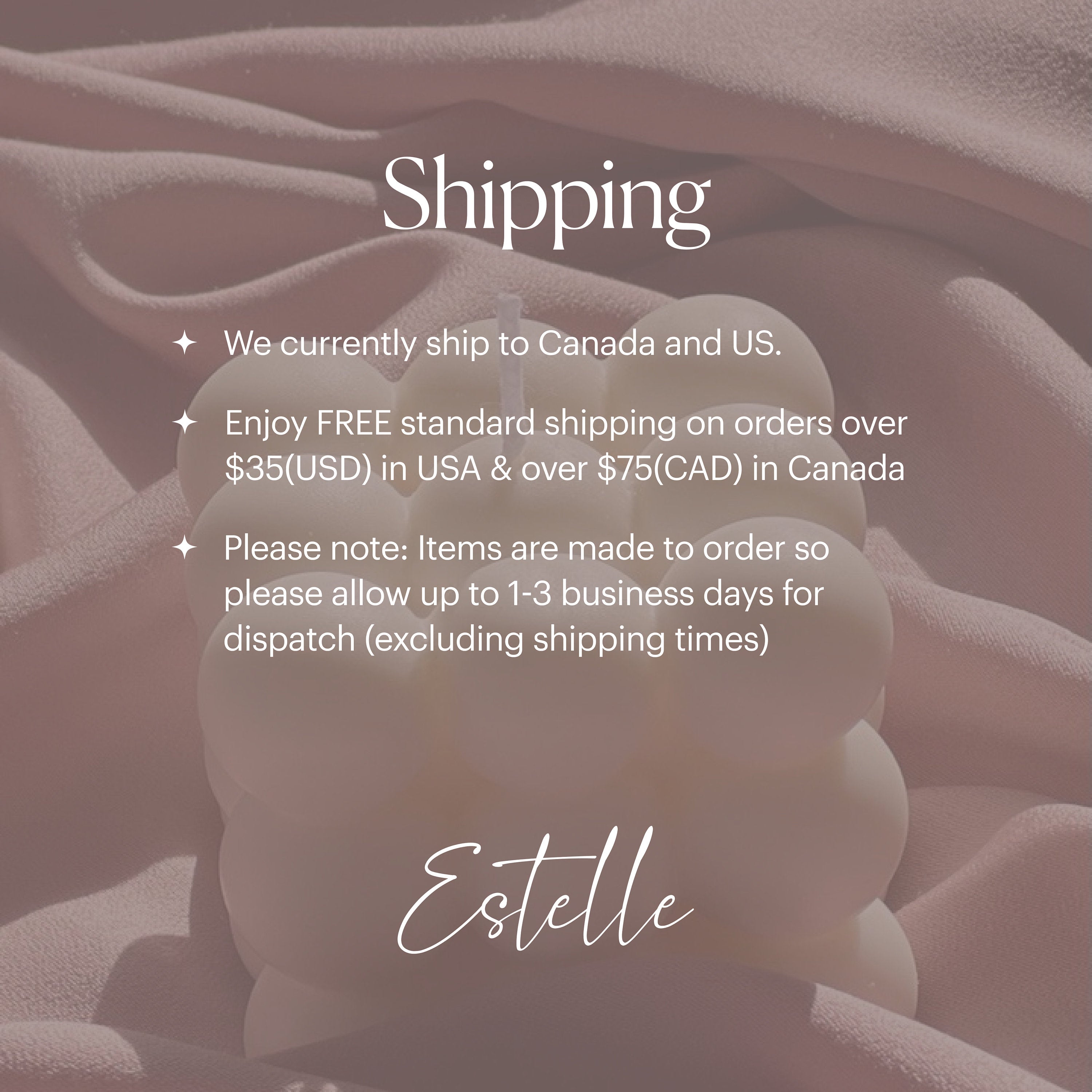 Flower Pillar Soy Candle: Minimalist Home Decor, Unscented Vegan Candle