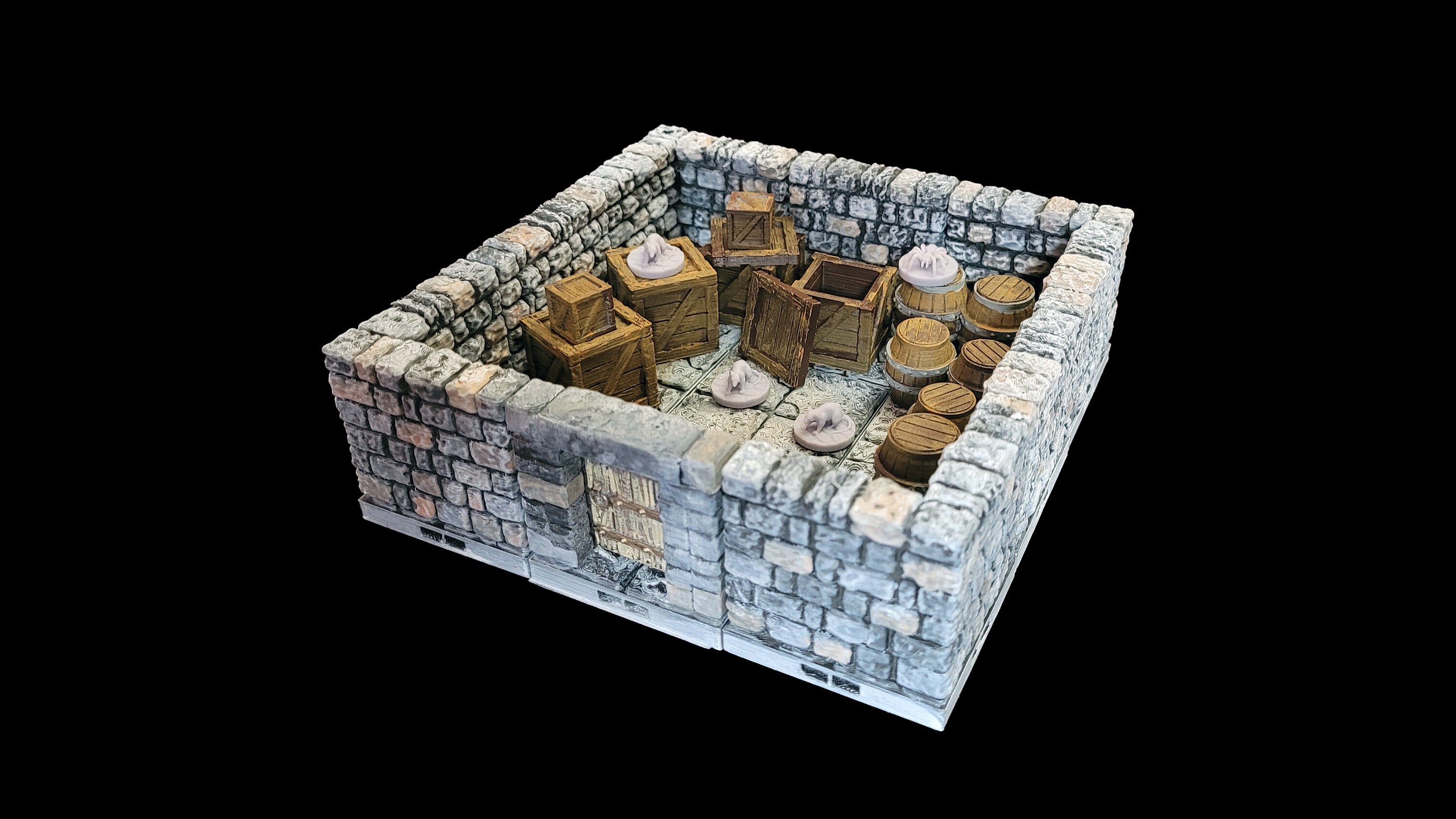 Dungeon Terrain Kit - The Storage Room - Complete sets of Minis and Tiles! Fat Dragon Games | TTRPG | Dungeons And Dragons, D&D, Pathfinder
