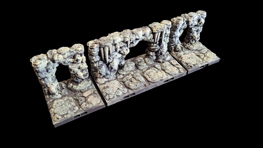 Magnetic Dungeon Tiles Starter Set - Cave Theme | Hand Painted | Fat Dragon Games | Tabletop Terrain | Dungeons And Dragons, D&D, Pathfinder