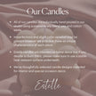 Handmade Reindeer Soy Candle: Christmas Decor Gift