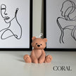 Teddy Bear Candle | Decorative Soy Wax Pillar, Nursery Decor