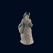 Dragonborn Female Shopper - EC3D | DnD | Dragon | Female | Villager | Peasant | 32mm | Pathfinder | commoner | TTRPG | Wargaming