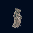 Dragonborn Female Shopper - EC3D | DnD | Dragon | Female | Villager | Peasant | 32mm | Pathfinder | commoner | TTRPG | Wargaming