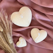 Braided Hearts Soy Wax Candle: Romantic Home Decor
