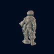 Human Gravedigger - EC3D | DnD | Male | Villager | graveyard | merchant | 32mm | Pathfinder | commoner | TTRPG | Wargaming |