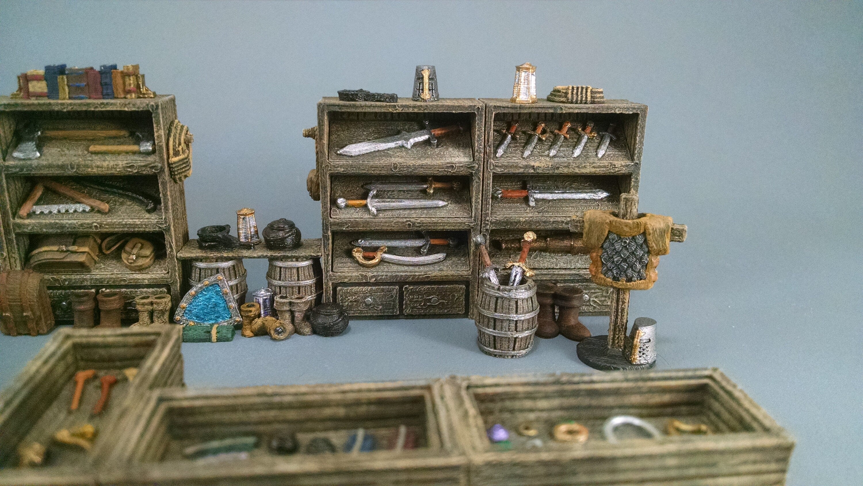 General Store Scatter - Heroes Hoard | DnD | Tabletop Terrain | Medieval | Scenery | 32mm | Pathfinder | TTRPG | Wargaming
