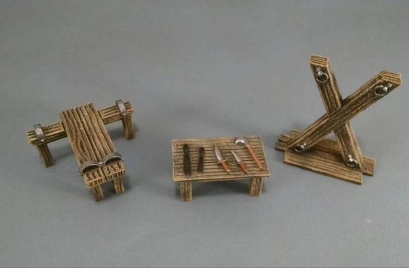 Torture room Scatter - Heroes Hoard | DnD | Tabletop Terrain | Medieval | Scenery | 32mm | Pathfinder | TTRPG | Wargaming