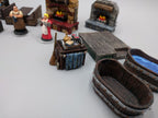 Inn and Tavern Scatter Set 1 - Heroes Hoard | DnD | Tabletop Terrain | Medieval | Scenery | 32mm | Pathfinder | TTRPG | Wargaming | Bar