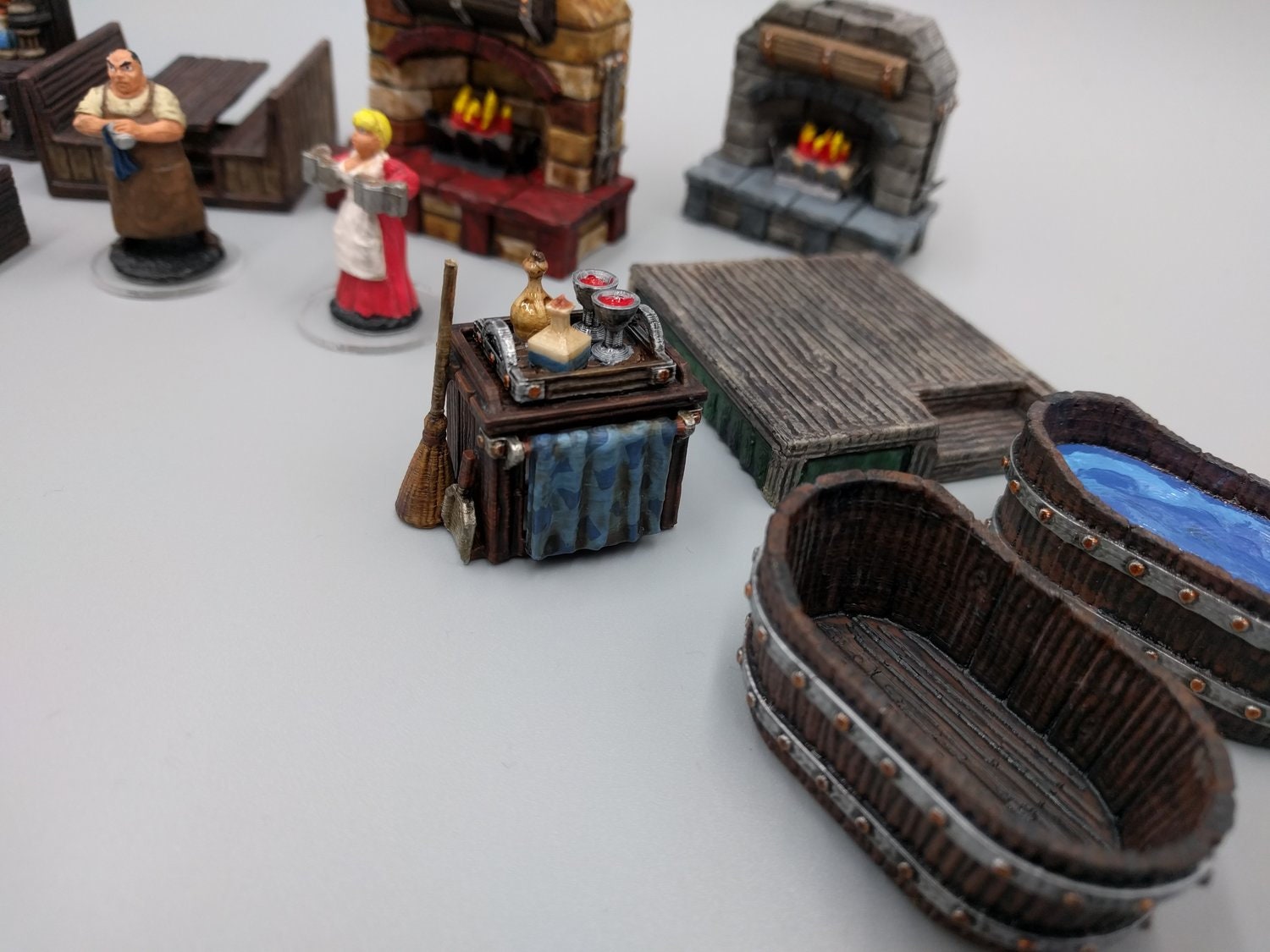 Inn and Tavern Scatter Set 1 - Heroes Hoard | DnD | Tabletop Terrain | Medieval | Scenery | 32mm | Pathfinder | TTRPG | Wargaming | Bar