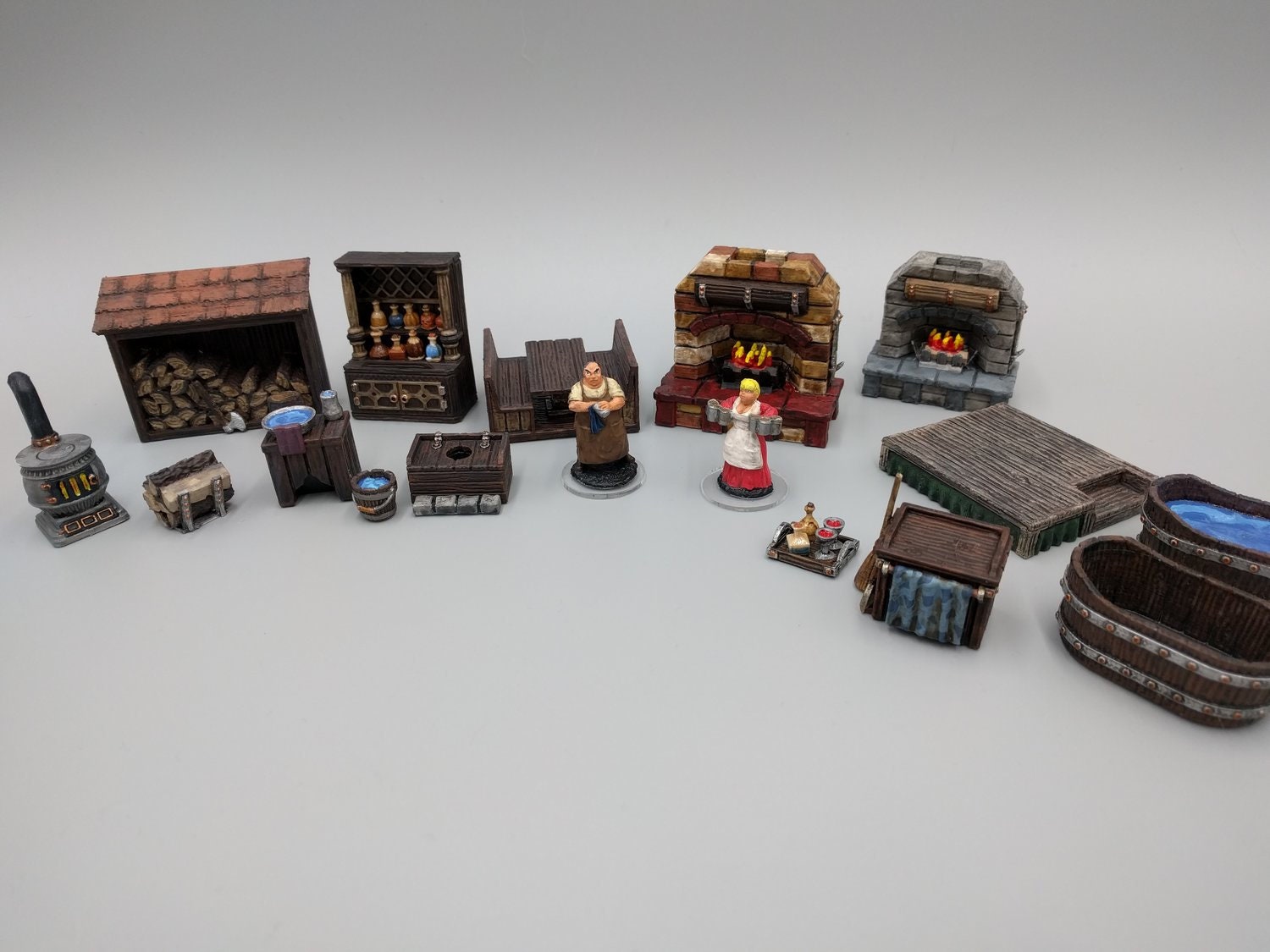 Inn and Tavern Scatter Set 1 - Heroes Hoard | DnD | Tabletop Terrain | Medieval | Scenery | 32mm | Pathfinder | TTRPG | Wargaming | Bar