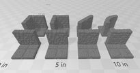 Dungeon Style Walls - DnD 5E, Pathfinder 2E - DragonLock Fat Dragon Games, Tabletop Terrain | 1