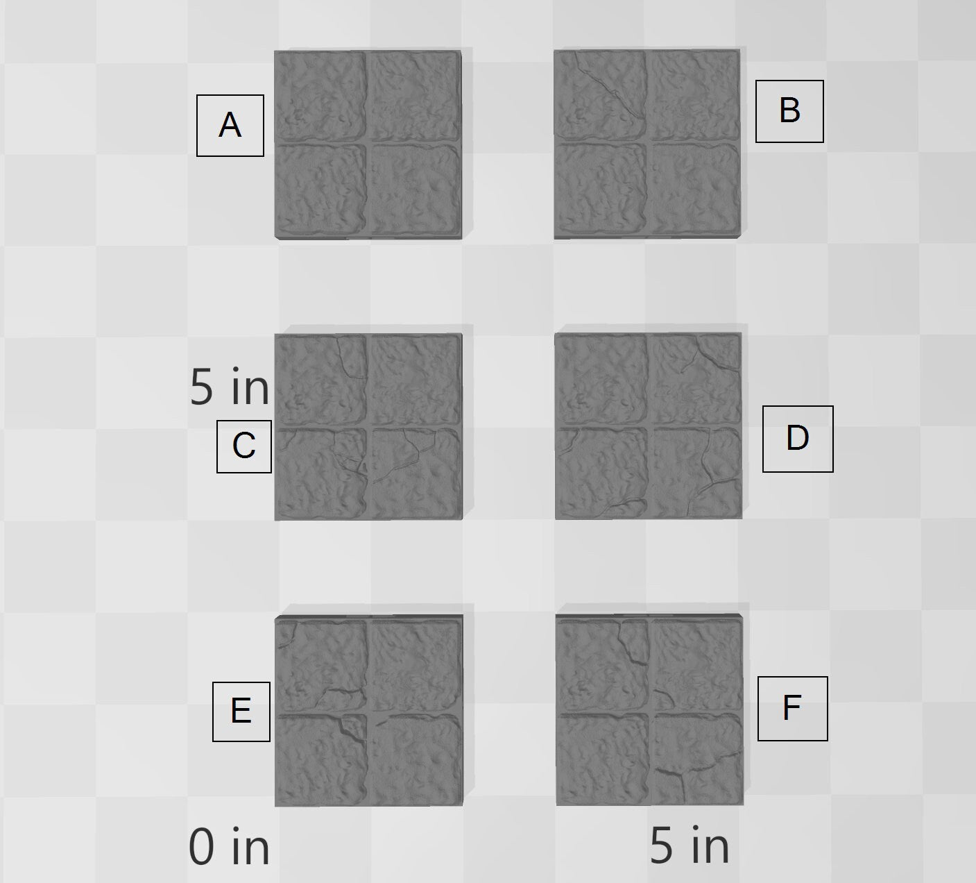Dungeon Style Floor Tiles - DnD 5E, Pathfinder 2E - Dungeon Tiles, DragonLock Fat Dragon Games, Terrain | 1