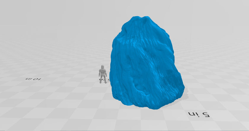 Icy Rock - Large - Wilds of Wintertide - Heroes Hoard, DnD, Tabletop Terrain, Scatter Scenery | 32mm 28mm | Pathfinder