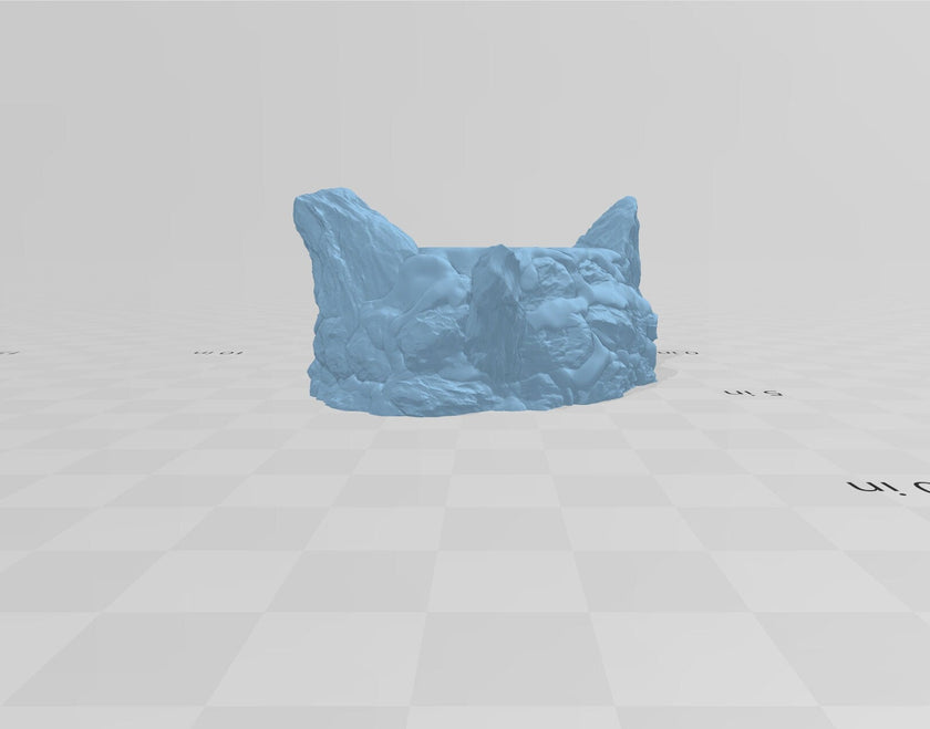 Snow and Ice Hill Terrain - Wilds of Wintertide - Heroes Hoard, DnD, Tabletop, Scatter Scenery | 32mm 28mm | Pathfinder 2E