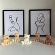 Teddy Bear Candle | Decorative Soy Wax Pillar, Nursery Decor