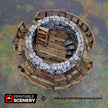 Haunted Windmill - Shadowfey Ruins, DnD, Pathfinder 15mm, 28mm, 32mm, wargaming scenery, bolt action, tabletop terrain, building