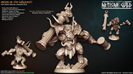 Tavros Colosseum Champion - Artisan Guild | Minotaur | Barbarian | Fighter | Male | Fantasy | Melee | Warrior, Frostgrave | DnD | Pathfinder