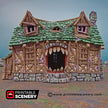Mimic House - Shadowfey Ruins, DnD, Pathfinder 15mm, 28mm, 32mm, wargaming terrain, haunted, scatter, building, medieval