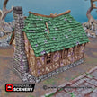 Mimic House - Shadowfey Ruins, DnD, Pathfinder 15mm, 28mm, 32mm, wargaming terrain, haunted, scatter, building, medieval
