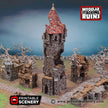 Tower of Insanity - Shadowfey Ruins, DnD, Pathfinder 15mm, 28mm, 32mm, wargaming scenery, tabletop terrain, building