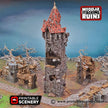 Tower of Insanity - Shadowfey Ruins, DnD, Pathfinder 15mm, 28mm, 32mm, wargaming scenery, tabletop terrain, building