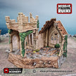 Bell Tower and Sept - Shadowfey Ruins, DnD, Pathfinder 15mm, 28mm, 32mm, wargaming scenery, belltower, building, D&D