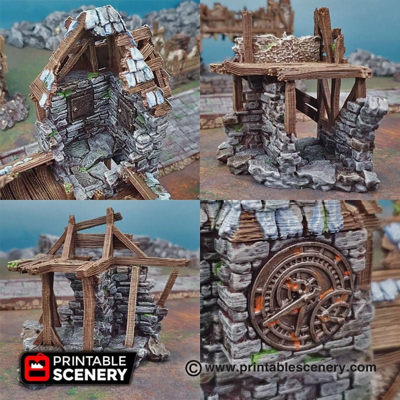 Burgomaster’s Office - Shadowfey Ruins, DnD, Pathfinder 15mm, 28mm, 32mm, wargaming terrain, modular building, D&D bolt action