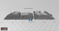 Ruined Bridge Spans - Shadowfey Ruins, DnD, Pathfinder, 15mm, 28mm, 32mm, wargaming terrain, scatter, causeway, D&D, scenery