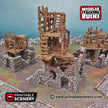 Rickety Lodgings - Shadowfey Ruins, DnD, Pathfinder 15mm, 28mm, 32mm, wargaming terrain, modular building, D&D bolt action