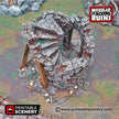 Hermit's Tower - Shadowfey Ruins, DnD, Pathfinder 15mm, 28mm, 32mm, wargaming terrain, modular building, D&D bolt action, wizard