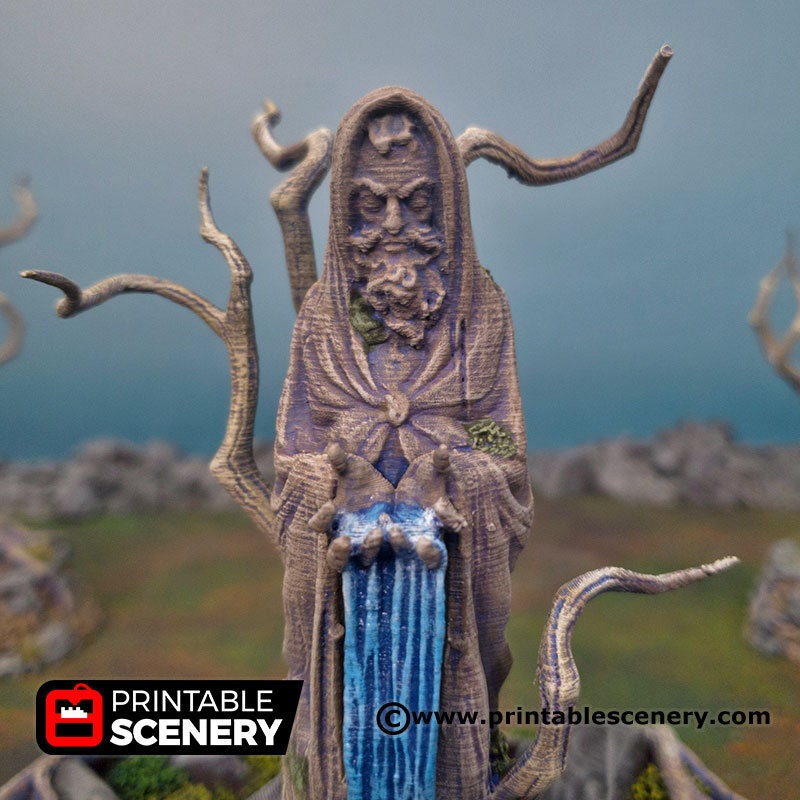 Feywood Shrine - Shadowfey Wilds, DnD 5E, Pathfinder 2E 15mm, 28mm, 32mm, wargaming terrain, scatter scenery, D&D bolt action,