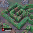 Hedge Maze - Shadowfey Wilds, DnD 5E, Pathfinder 2E 15mm, 28mm, 32mm, wargaming terrain, scatter scenery, D&D bolt action