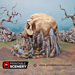 Titan Skull Cave - Shadowfey Wilds, DnD 5E, Pathfinder 2E 15mm, 28mm, 32mm, wargaming terrain, scatter scenery, D&D bolt action