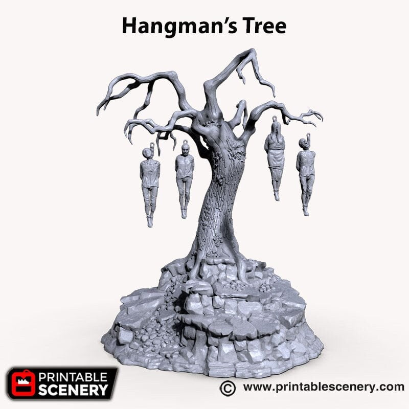 Hangman's Tree - Shadowfey Wilds, DnD 5E, Pathfinder 2E 15mm, 28mm, 32mm, wargaming terrain, scatter scenery, D&D bolt action