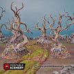 Gloomy Gully - Shadowfey Wilds, DnD 5E, Pathfinder 2E 15mm, 28mm, 32mm, wargaming terrain, scatter scenery, D&D bolt action