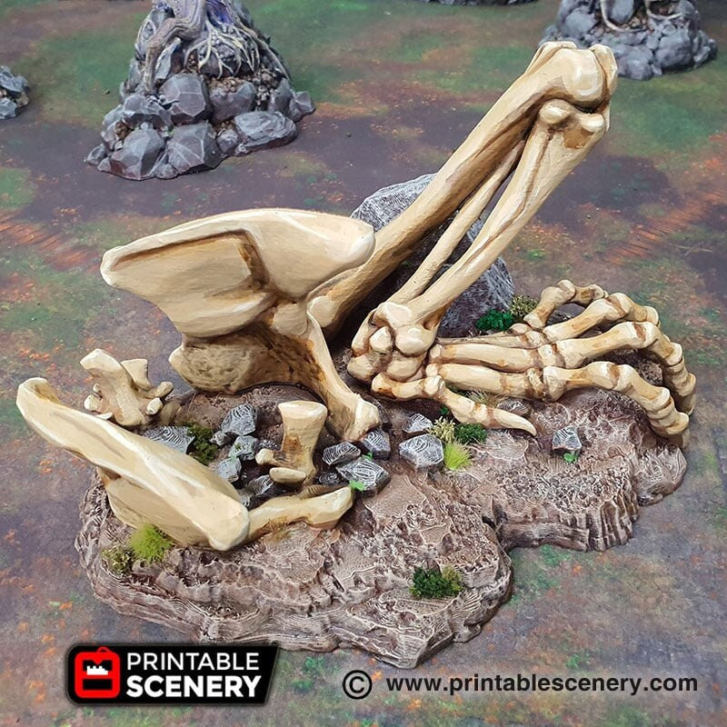 Dragon's Graveyard - Shadowfey Wilds, DnD 5E, Pathfinder 2E 15mm, 28mm, 32mm, wargaming terrain, scatter scenery, D&D bolt action