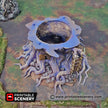 Feywild Cottage - Shadowfey Wilds, DnD 5E, Pathfinder 2E 15mm, 28mm, 32mm, wargaming terrain, scatter scenery, D&D bolt action