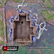 Feywild Cottage - Shadowfey Wilds, DnD 5E, Pathfinder 2E 15mm, 28mm, 32mm, wargaming terrain, scatter scenery, D&D bolt action