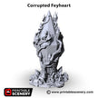Corrupted Feyheart - Shadowfey Wilds, DnD 5E, Pathfinder 2E 15mm, 28mm, 32mm, wargaming terrain, scatter scenery, D&D