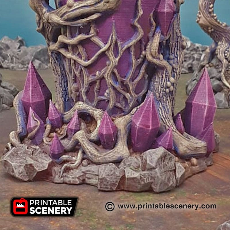 Corrupted Feyheart - Shadowfey Wilds, DnD 5E, Pathfinder 2E 15mm, 28mm, 32mm, wargaming terrain, scatter scenery, D&D